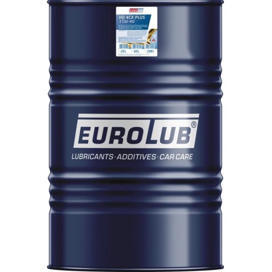 Bild 1 - EUROLUB HD 4CX PLUS 15W-40 208L