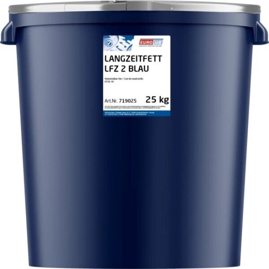 Bild 1 - EUROLUB LANGZEITFETT LZF 2 Blau 25kg