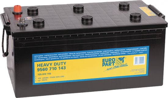 Bild 1 - Starterbatterie EUROPART HD 725 012 115.EP