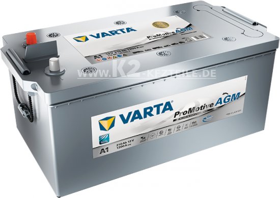 Bild 1 - Starter- und Versorgungsbatterie ProMotive 12V 210Ah 710901120E652 AGM 1200A CCA(EN)